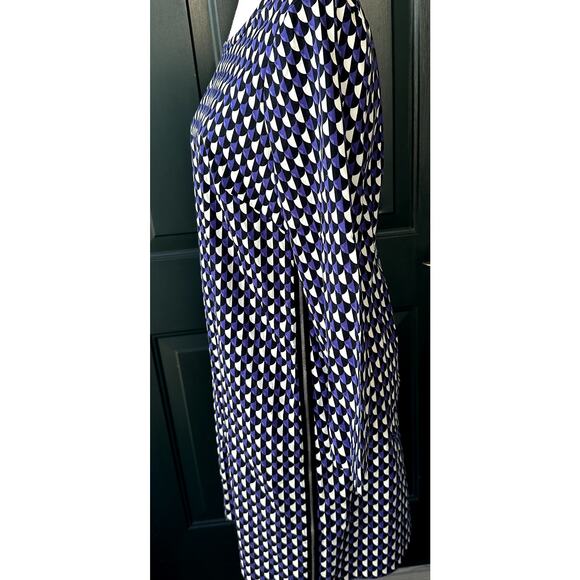 J. Crew Sz 8 Cotton Shift Purple Black w/ Zipper Detail Whimsigoth Dark Romantic - Picture 5 of 9